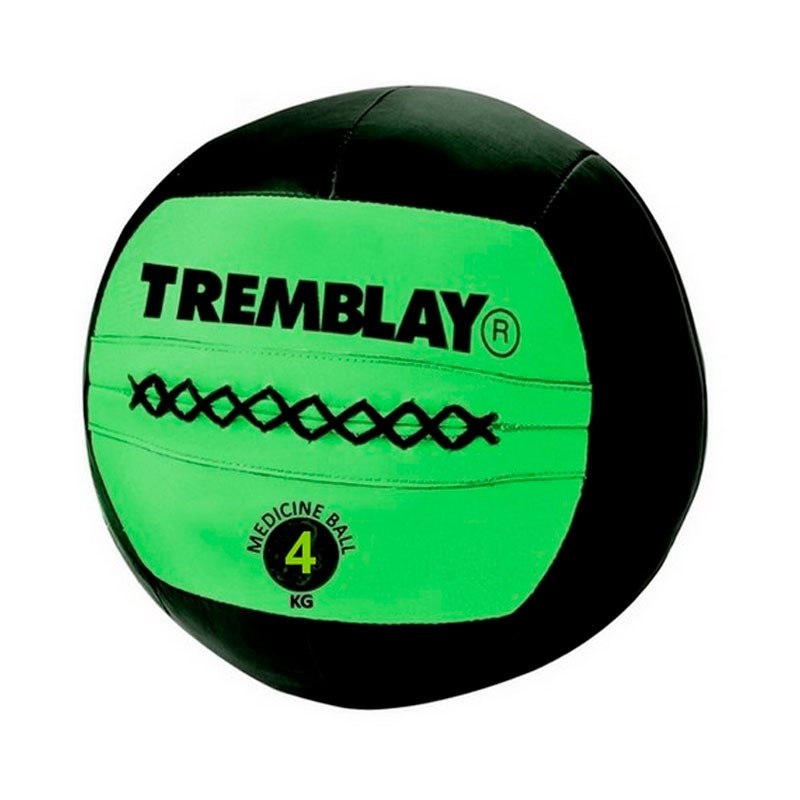 Balón Medicinal 4 Kg Negro y Verde Tremblay