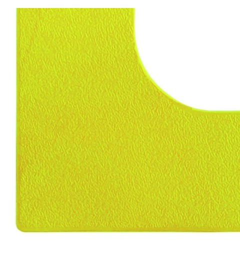 corner de marcaje amarillo. detalle