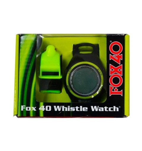 Pack Silbato Fox 40 Sonik Blast y Reloj - Black Edition